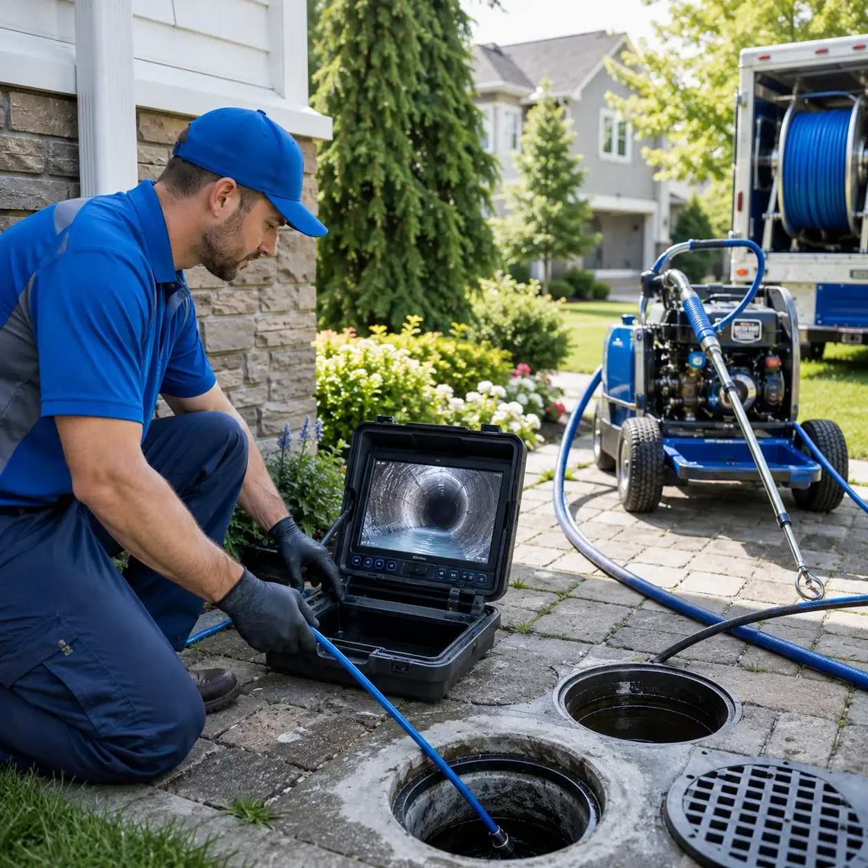 Outdoor drain cleaning professionals serving Carlock, IL